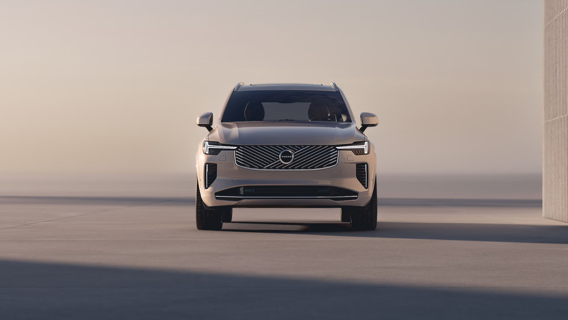 Volvo XC90 Voorkant Grijs